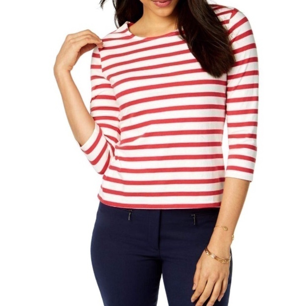 𝅺maison Jules Tie Back Bow Embellished Cotton Top